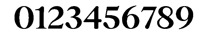CalisteDisplayLimited Bold Font OTHER CHARS