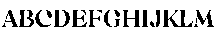 CalisteDisplayLimited Bold Font UPPERCASE