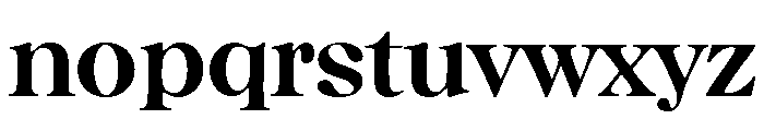 CalisteDisplayLimited Bold Font LOWERCASE