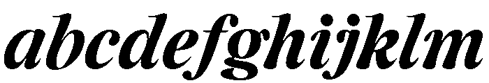 CalisteDisplayLimited Bolditalic FONT