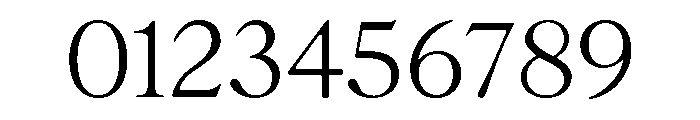 CalisteDisplayLimited Light Font OTHER CHARS