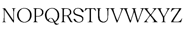 CalisteDisplayLimited Light Font UPPERCASE
