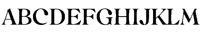 CalisteDisplayLimited Medium Font UPPERCASE