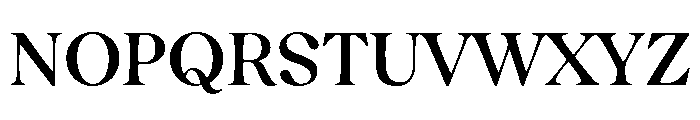 CalisteDisplayLimited Medium Font UPPERCASE