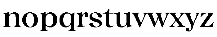 CalisteDisplayLimited Medium Font LOWERCASE