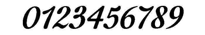 CalisteDisplayLimited Mediumitalic Font OTHER CHARS