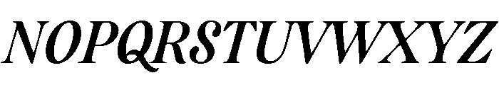 CalisteDisplayLimited Mediumitalic Font UPPERCASE