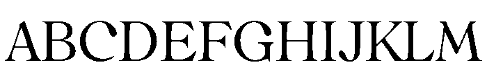 CalisteDisplayLimited Regular Font UPPERCASE