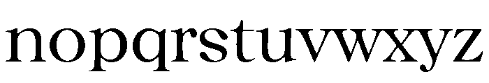 CalisteDisplayLimited Regular Font LOWERCASE