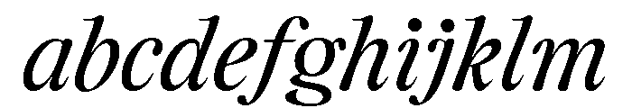 CalisteDisplayLimited Regularitalic FONT