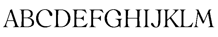 CalisteDisplayLimited Semilight Font UPPERCASE