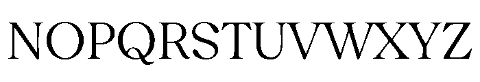 CalisteDisplayLimited Semilight Font UPPERCASE