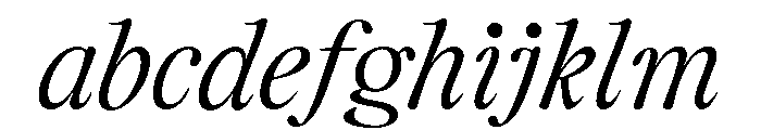 CalisteDisplayLimited Semilightitalic FONT