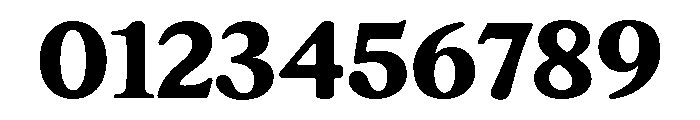 CalisteTextLimited Black Font OTHER CHARS