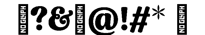CalisteTextLimited Black Font OTHER CHARS