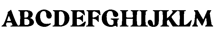 CalisteTextLimited Black Font UPPERCASE