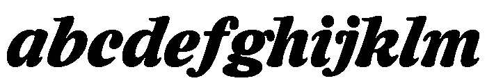 CalisteTextLimited Blackitalic FONT