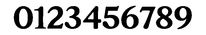CalisteTextLimited Bold Font OTHER CHARS