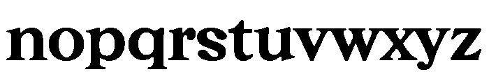CalisteTextLimited Bold Font LOWERCASE