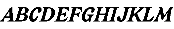 CalisteTextLimited Bolditalic Font UPPERCASE