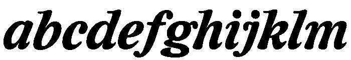 CalisteTextLimited Bolditalic FONT