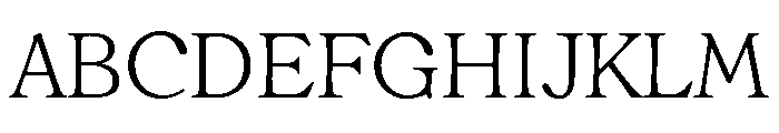 CalisteTextLimited Light Font UPPERCASE