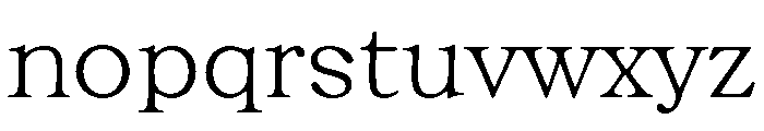 CalisteTextLimited Light Font LOWERCASE