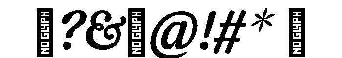 CalisteTextLimited Mediumitalic Font OTHER CHARS