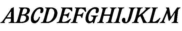 CalisteTextLimited Mediumitalic Font UPPERCASE