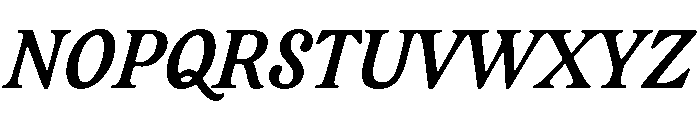 CalisteTextLimited Mediumitalic Font UPPERCASE