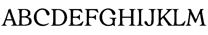 CalisteTextLimited Regular Font UPPERCASE