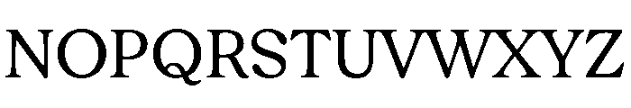 CalisteTextLimited Regular Font UPPERCASE