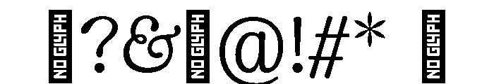 CalisteTextLimited Semilight Font OTHER CHARS