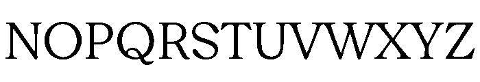 CalisteTextLimited Semilight Font UPPERCASE