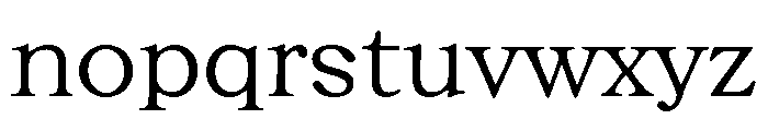 CalisteTextLimited Semilight Font LOWERCASE