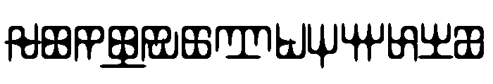 Calvin Evol.02 Font UPPERCASE