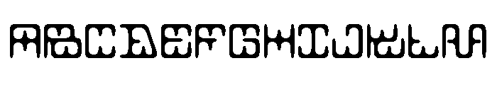 Calvin Regular Font UPPERCASE