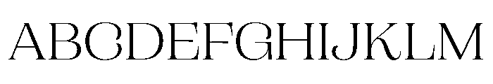 CampaignSerif Light Font UPPERCASE