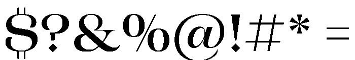 CampaignSerif Medium Font OTHER CHARS