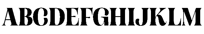 CampaignSerifCondensed Black Font UPPERCASE