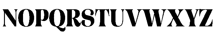 CampaignSerifCondensed Black Font UPPERCASE