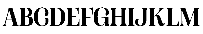CampaignSerifCondensed Bold Font UPPERCASE