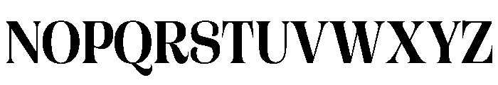 CampaignSerifCondensed Bold Font UPPERCASE