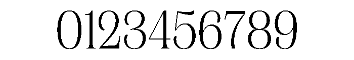 CampaignSerifCondensed Light Font OTHER CHARS