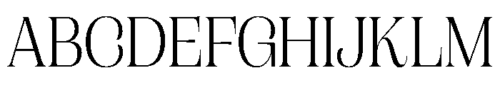 CampaignSerifCondensed Light Font UPPERCASE