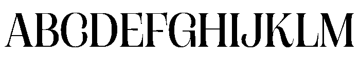 CampaignSerifCondensed Medium Font UPPERCASE