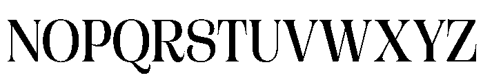 CampaignSerifCondensed Medium Font UPPERCASE