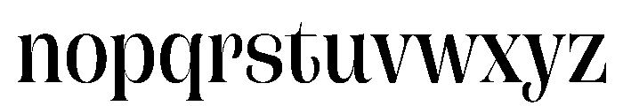CampaignSerifCondensed Medium Font LOWERCASE
