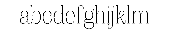 CampaignSerifCondensed Thin FONT