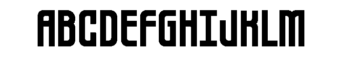 Candor Black Font UPPERCASE